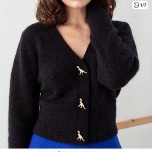 RARE!!! 🦖🦖Wool dinosaur 🦖 &Other stories cardigan